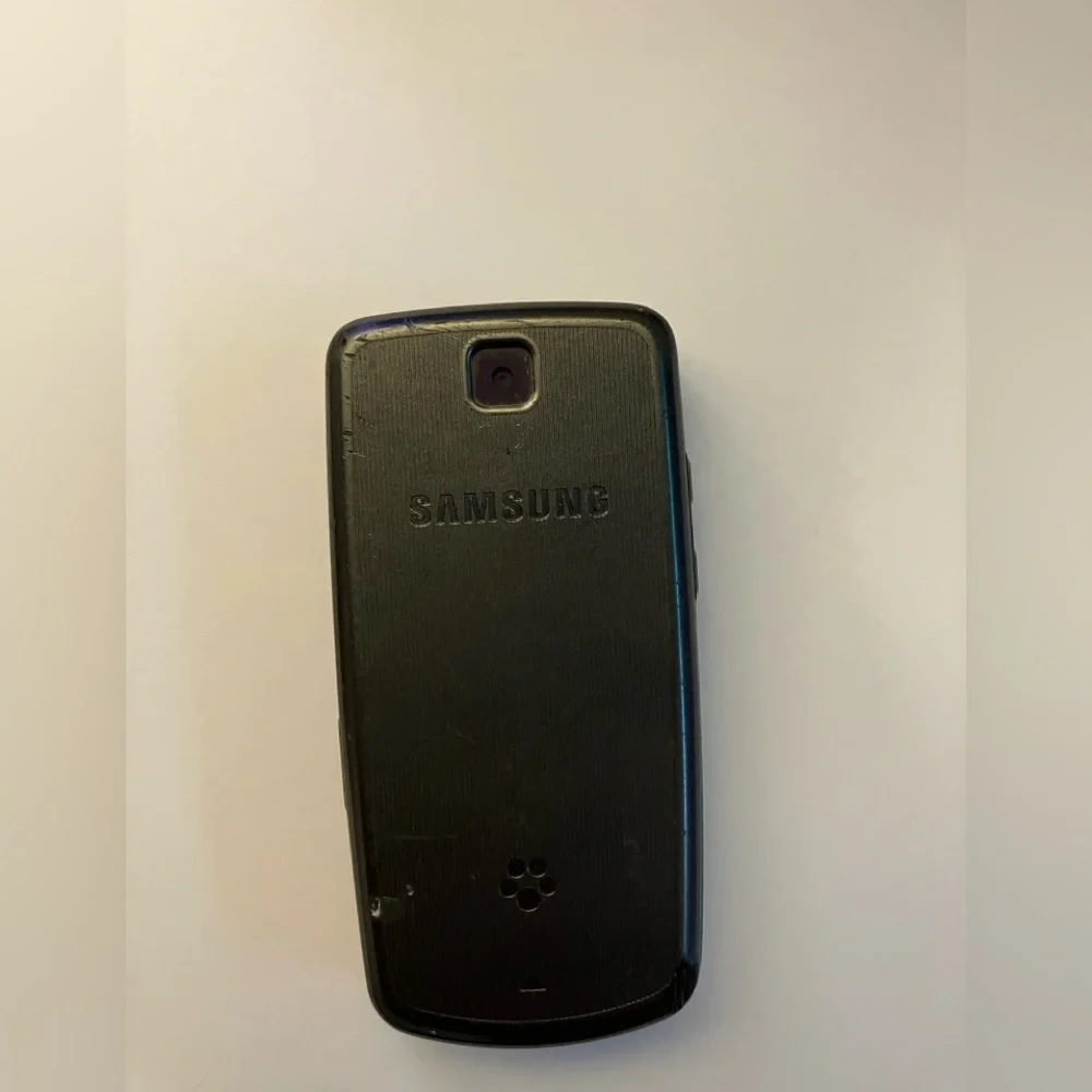 Samsung Silver and Black Cell Phone